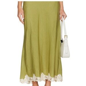 Rixo Crystal Skirt - Khaki